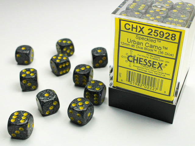 Chessex 16mm D6 Dice Block - Pick Your Color