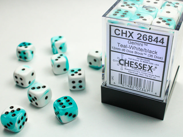 Chessex 16mm D6 Dice Block - Pick Your Color