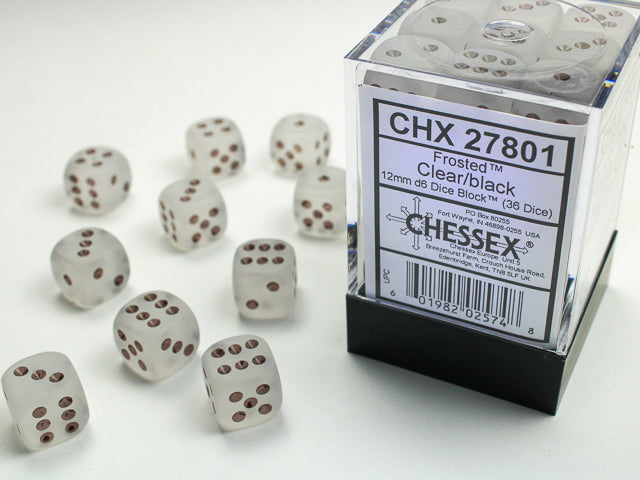 Chessex 16mm D6 Dice Block - Pick Your Color