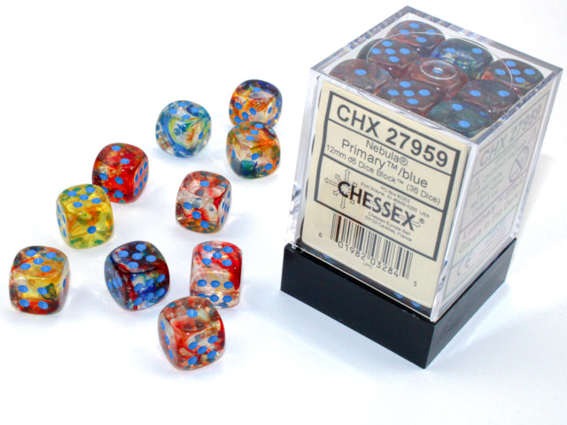 Chessex 16mm D6 Dice Block - Pick Your Color