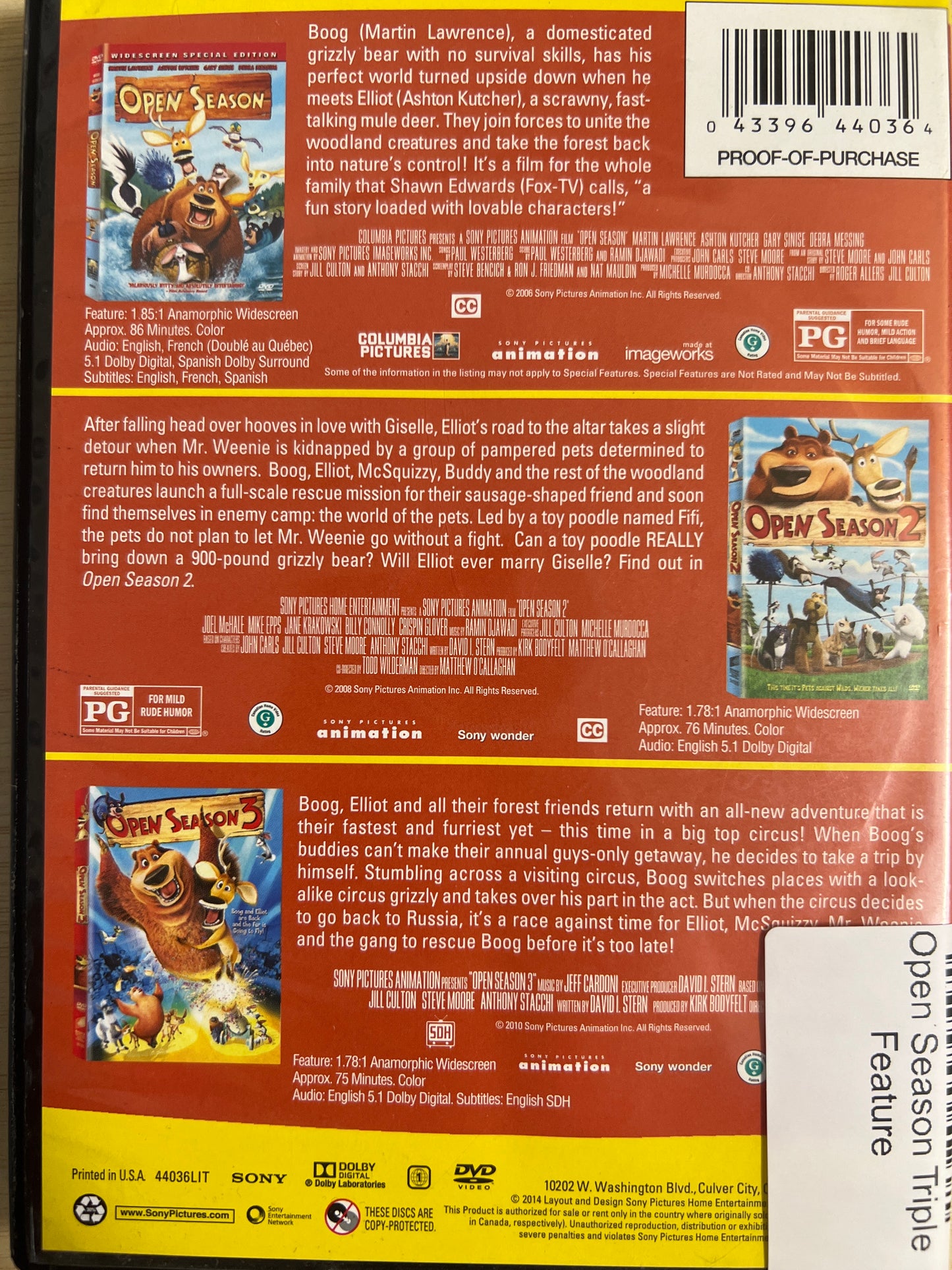 Open Season Triple Feature