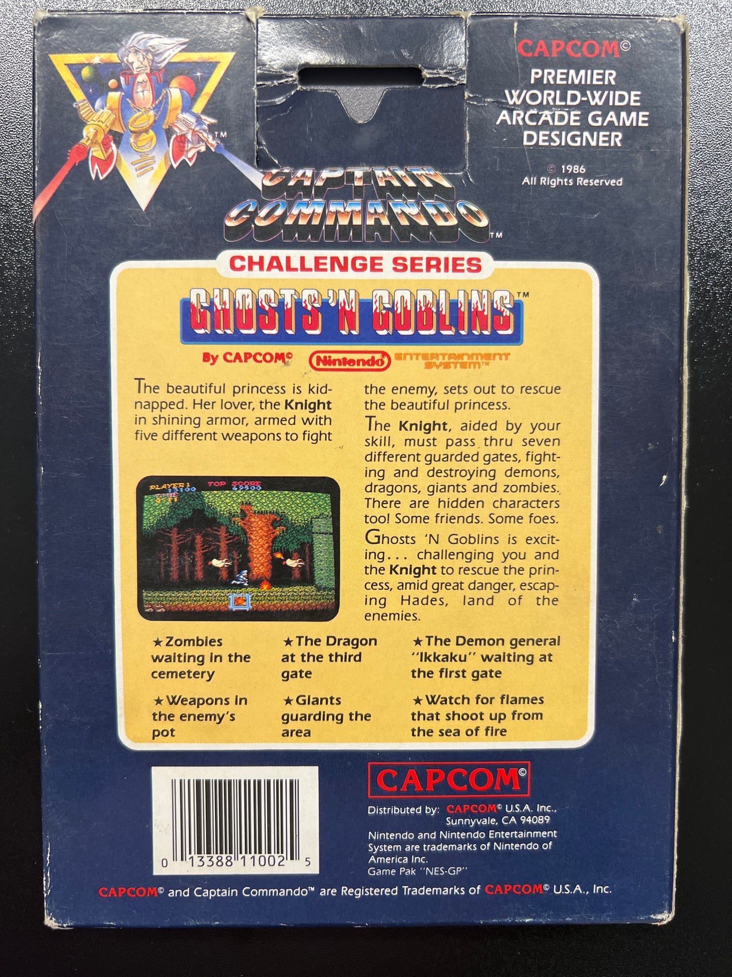 Ghosts ‘n Goblins NES in Box
