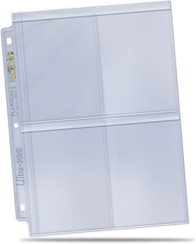 4 Pocket Top Loader Pages Ultra Pro