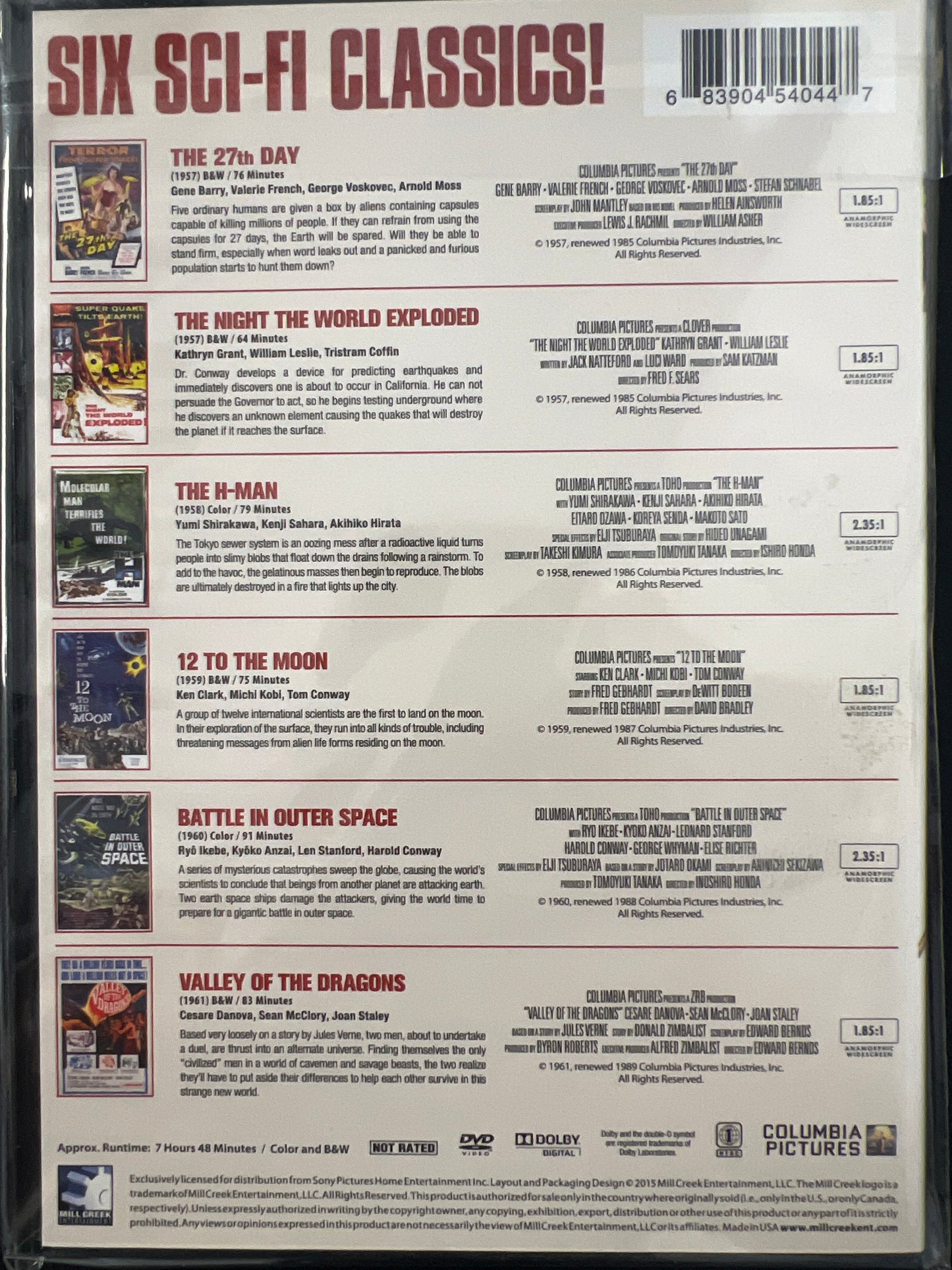 Vintage Sci-FI DVD
