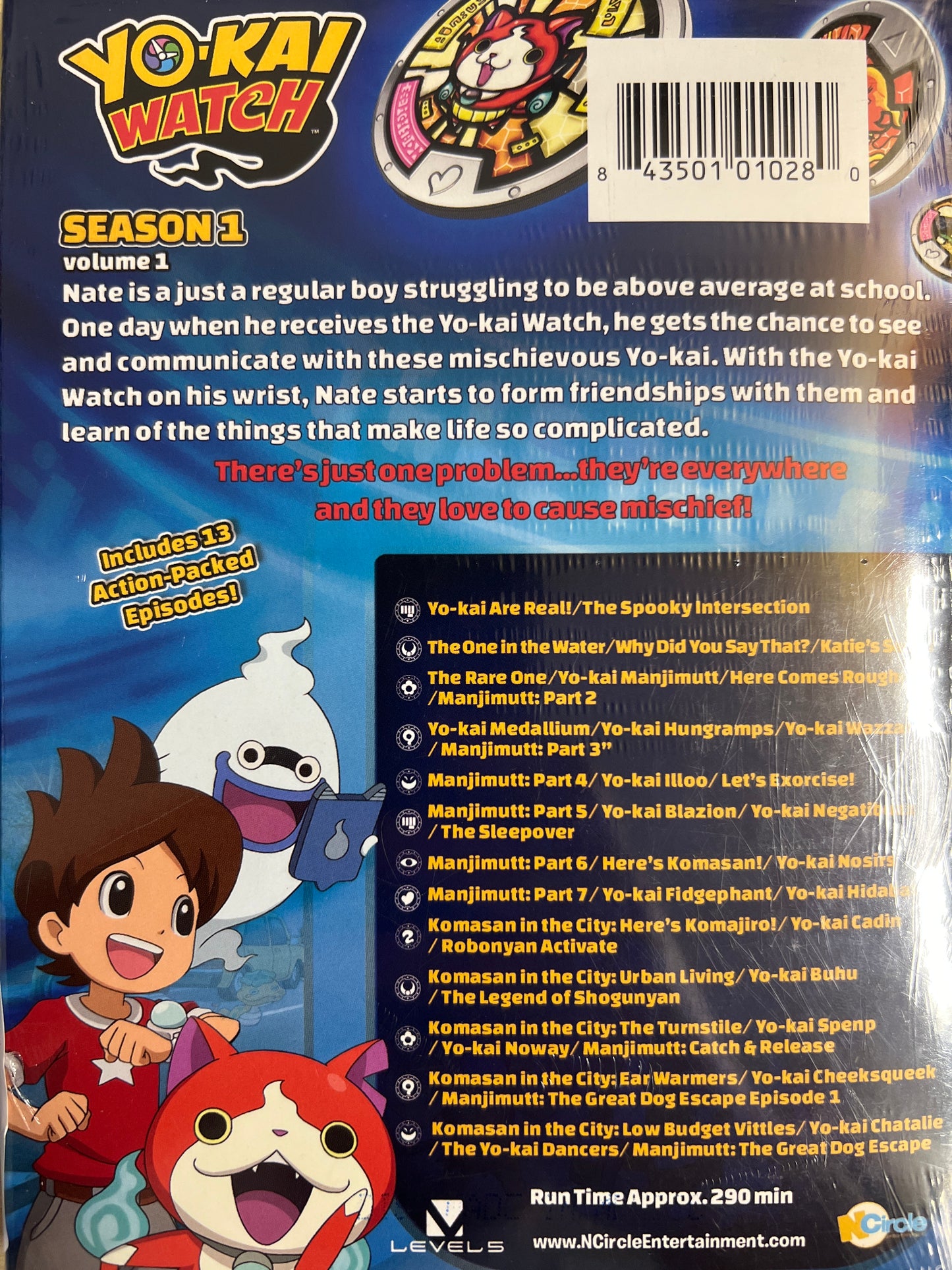 Yo-Kai Watch Season 1 Volume 1 Sealed