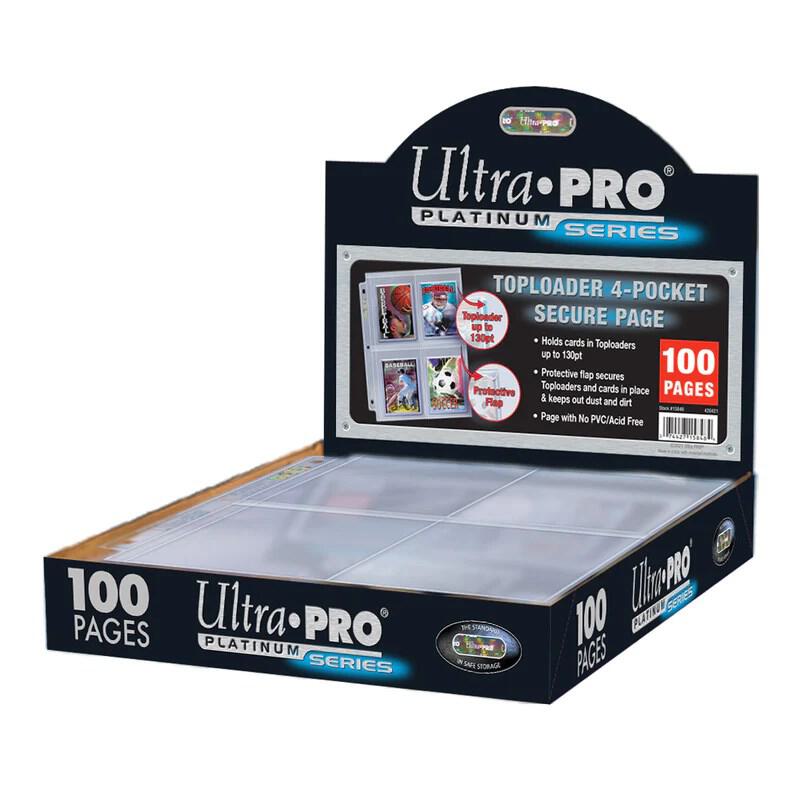 4 Pocket Top Loader Pages Ultra Pro