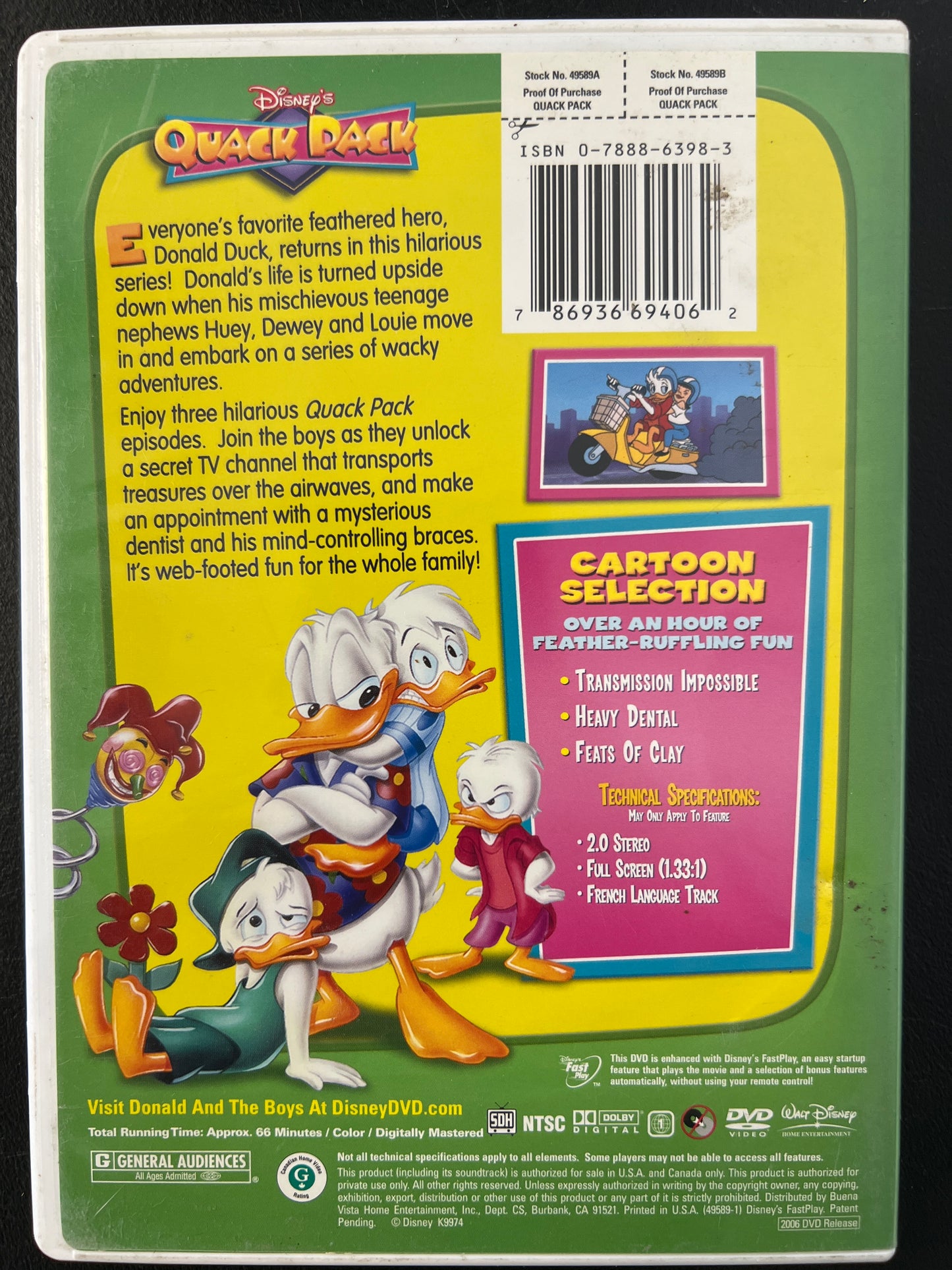 Disney's Quack Pack Vol 1 DVD