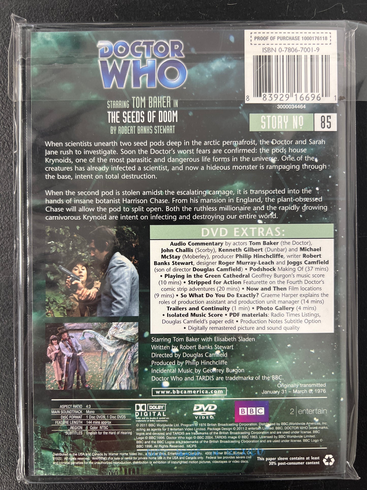 Doctor Who The Seeds of Doom DVD
