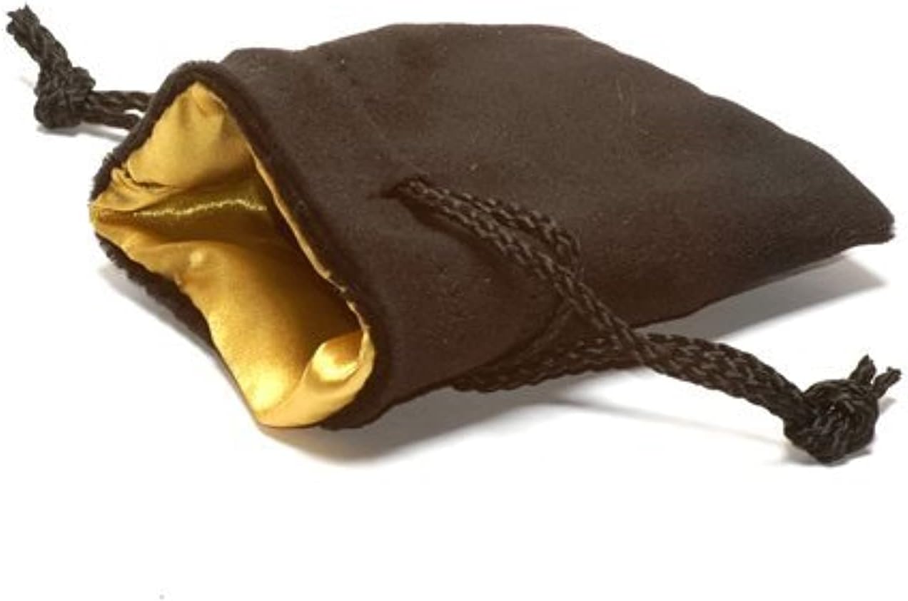 Black Velvet Dice Bag