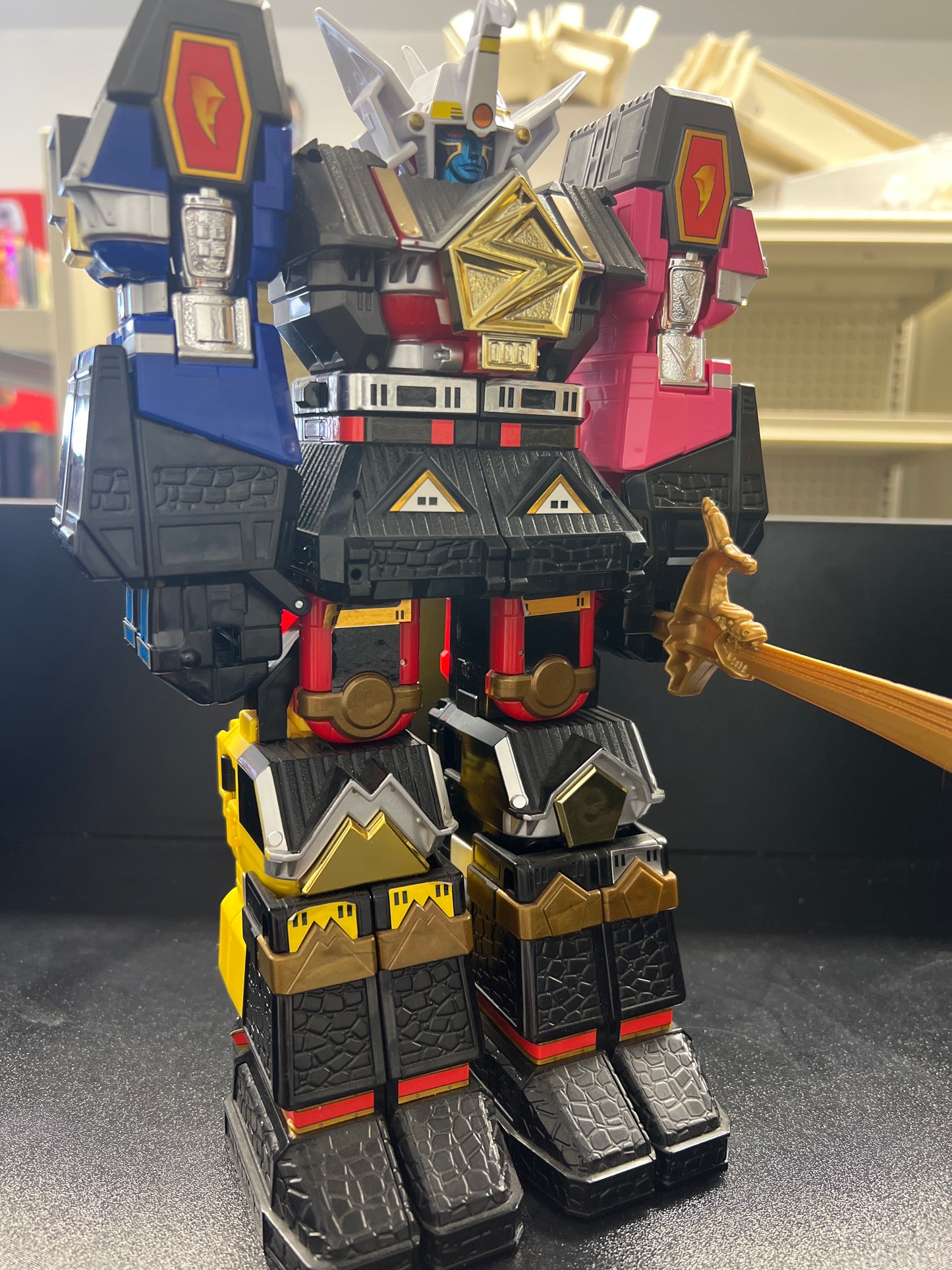 Bandai Mighty Morphin Power Rangers Deluxe Shogun Megazord Used 1995