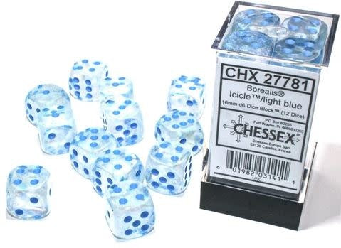 Chessex 16mm D6 Dice Block - Pick Your Color