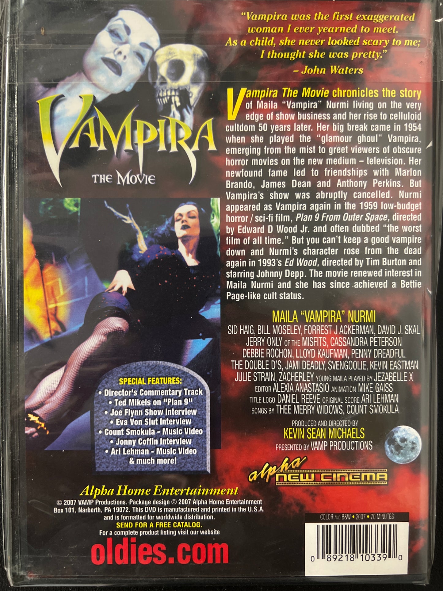 Vampira The Movie DVD