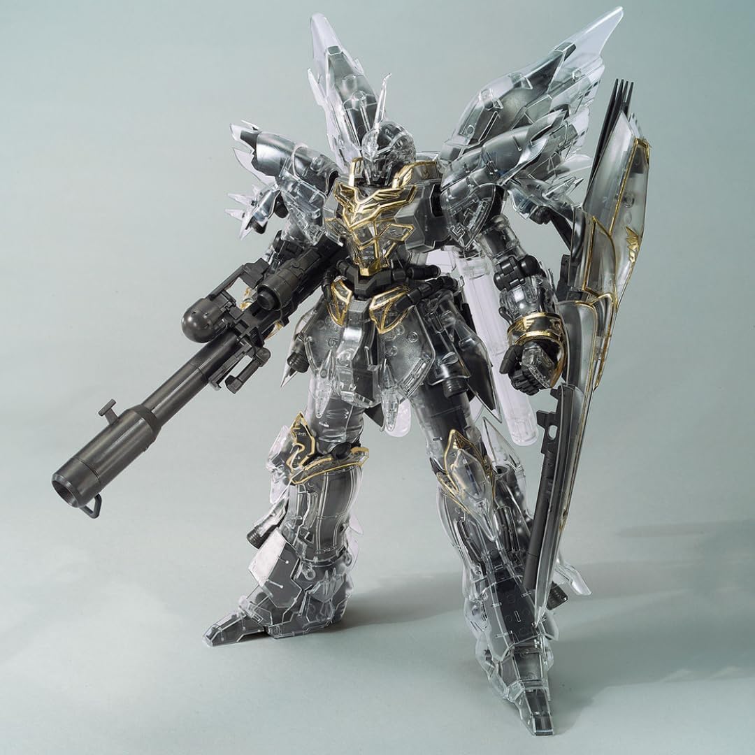 The Gundam Base Limited Sinanju (Mechanical Clear) Model Kit