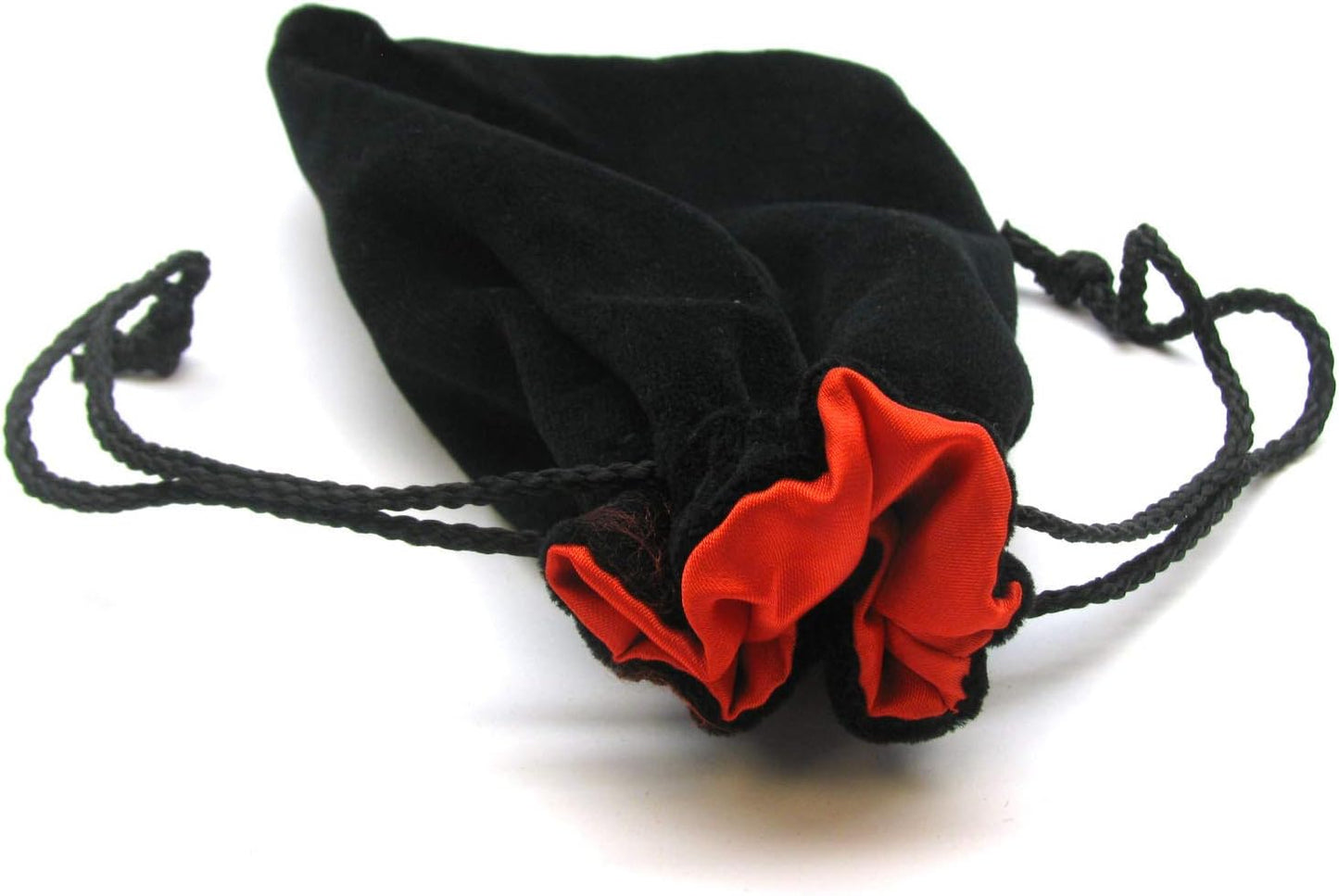 Black Velvet Dice Bag