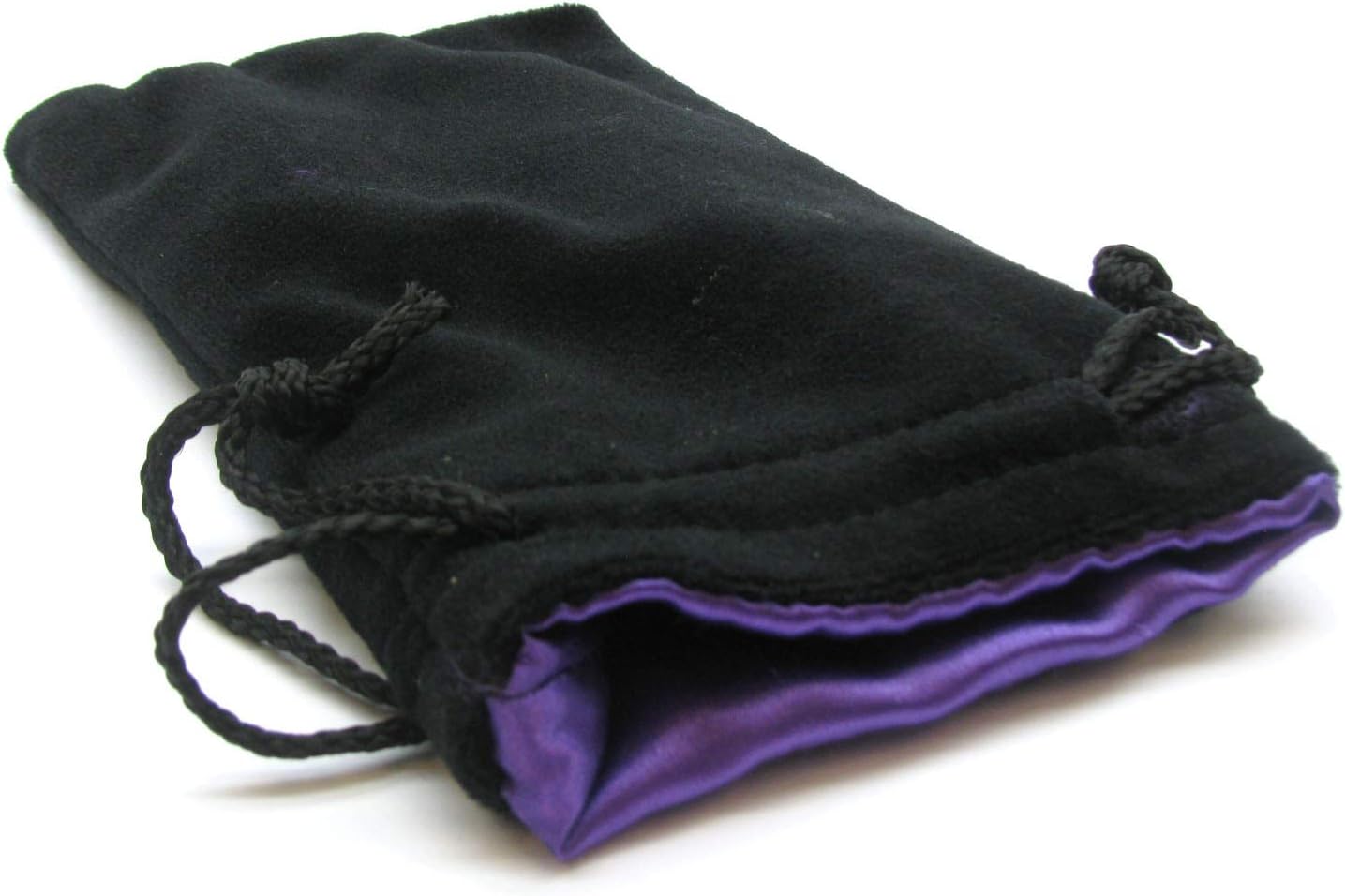 Black Velvet Dice Bag