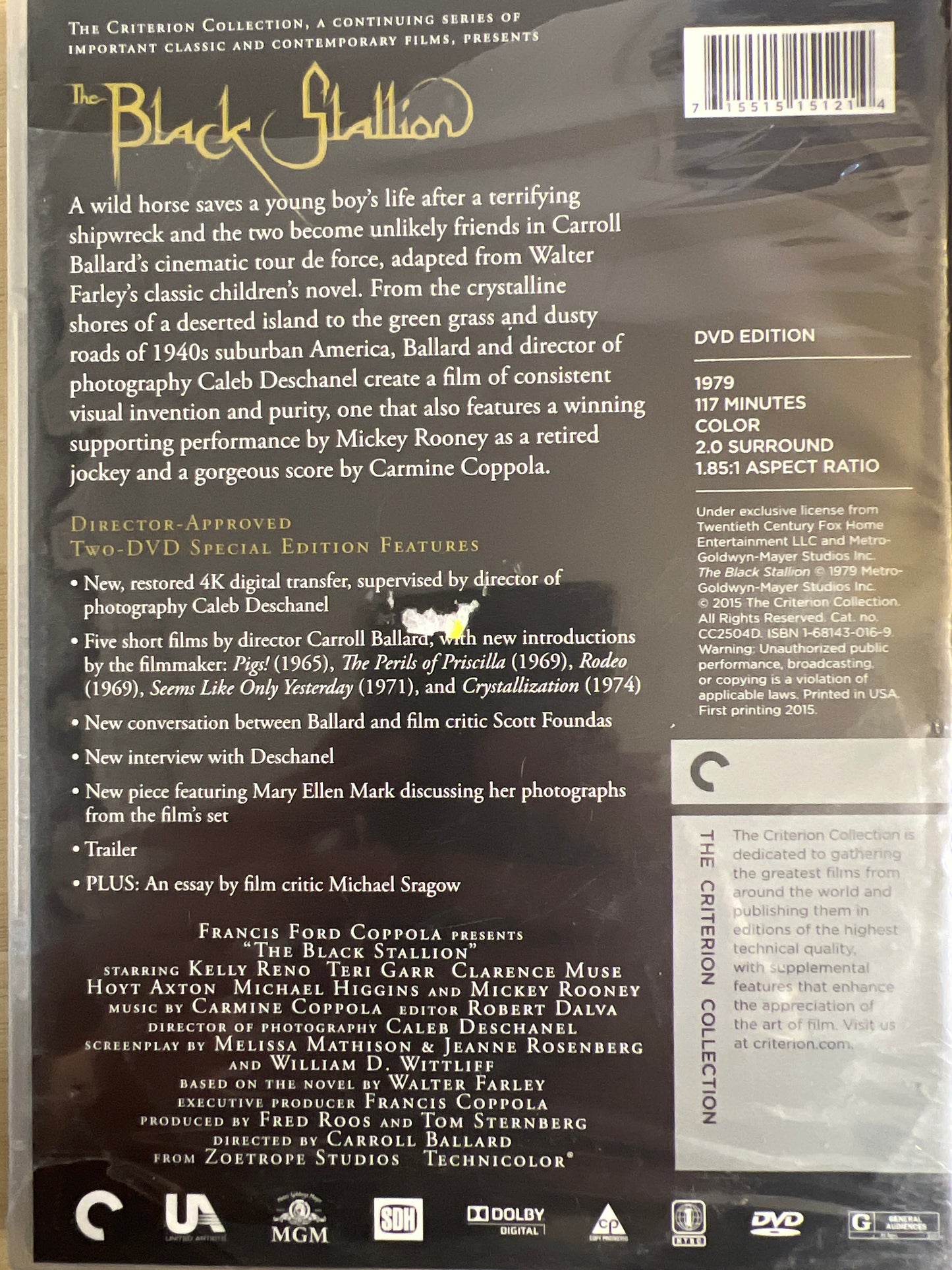 The Black Stallion The Criterion Collection (New)