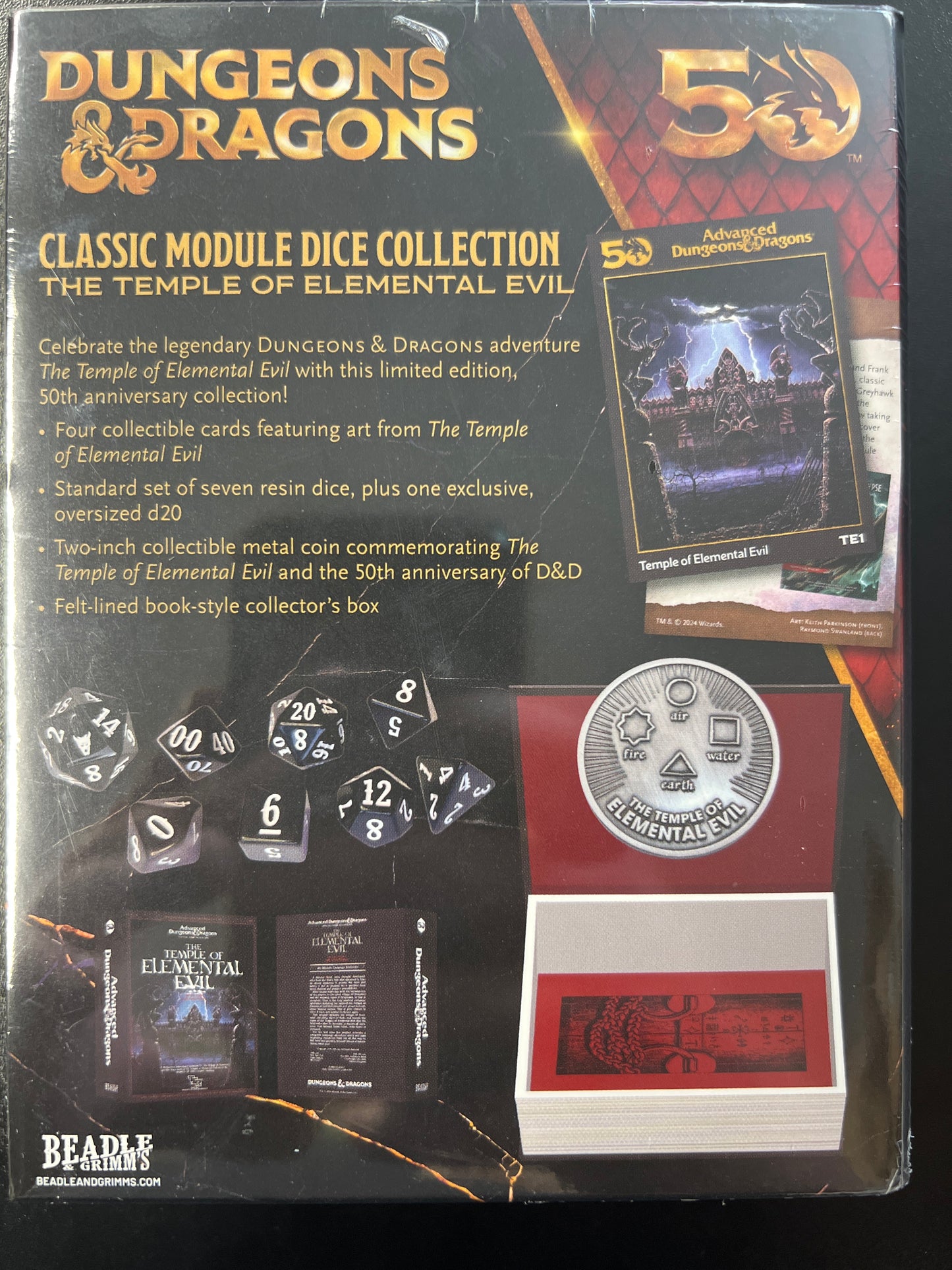 The Temple of Elemental Evil Classic Module Dice Collection