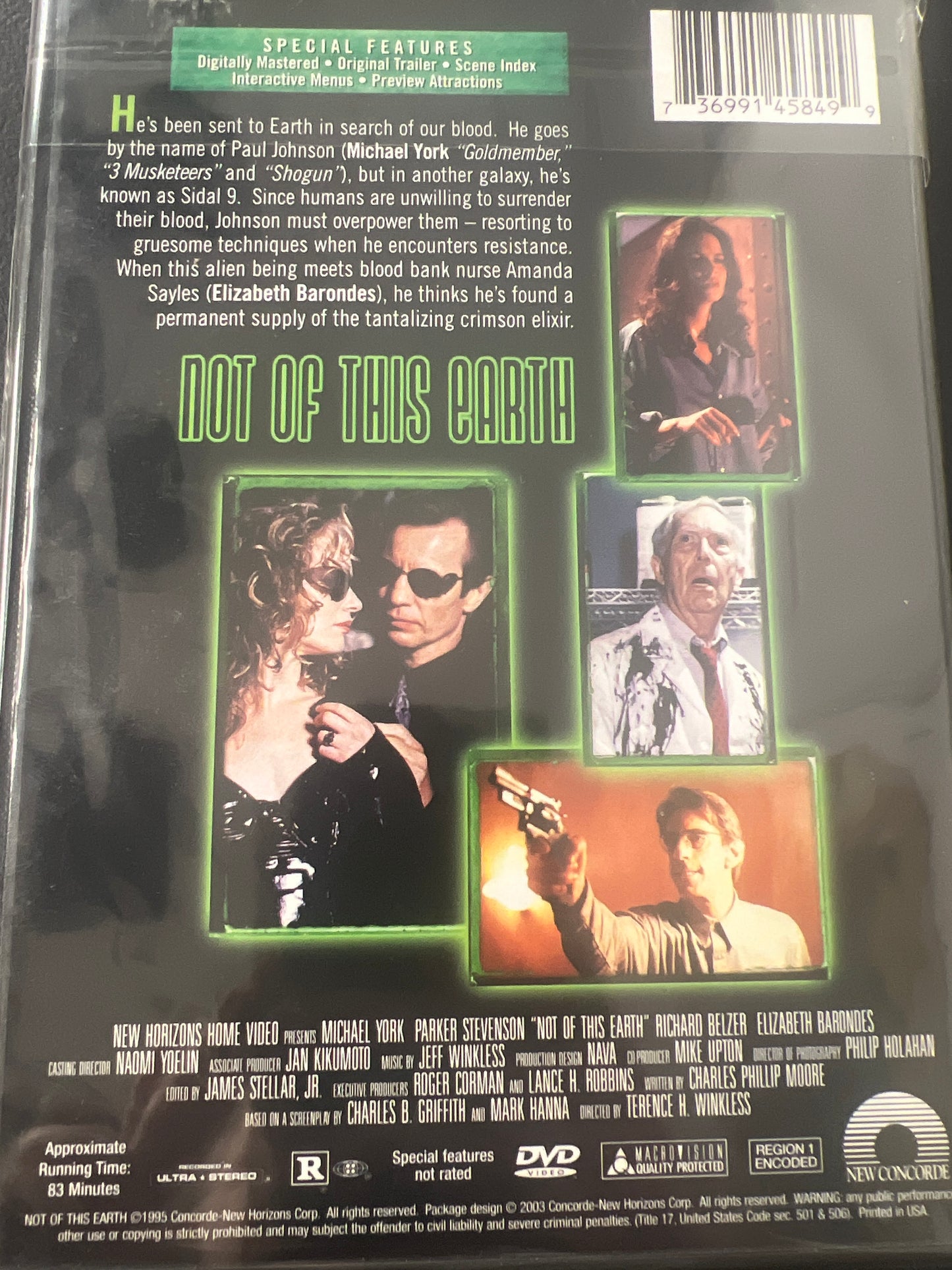 Not of This Earth DVD