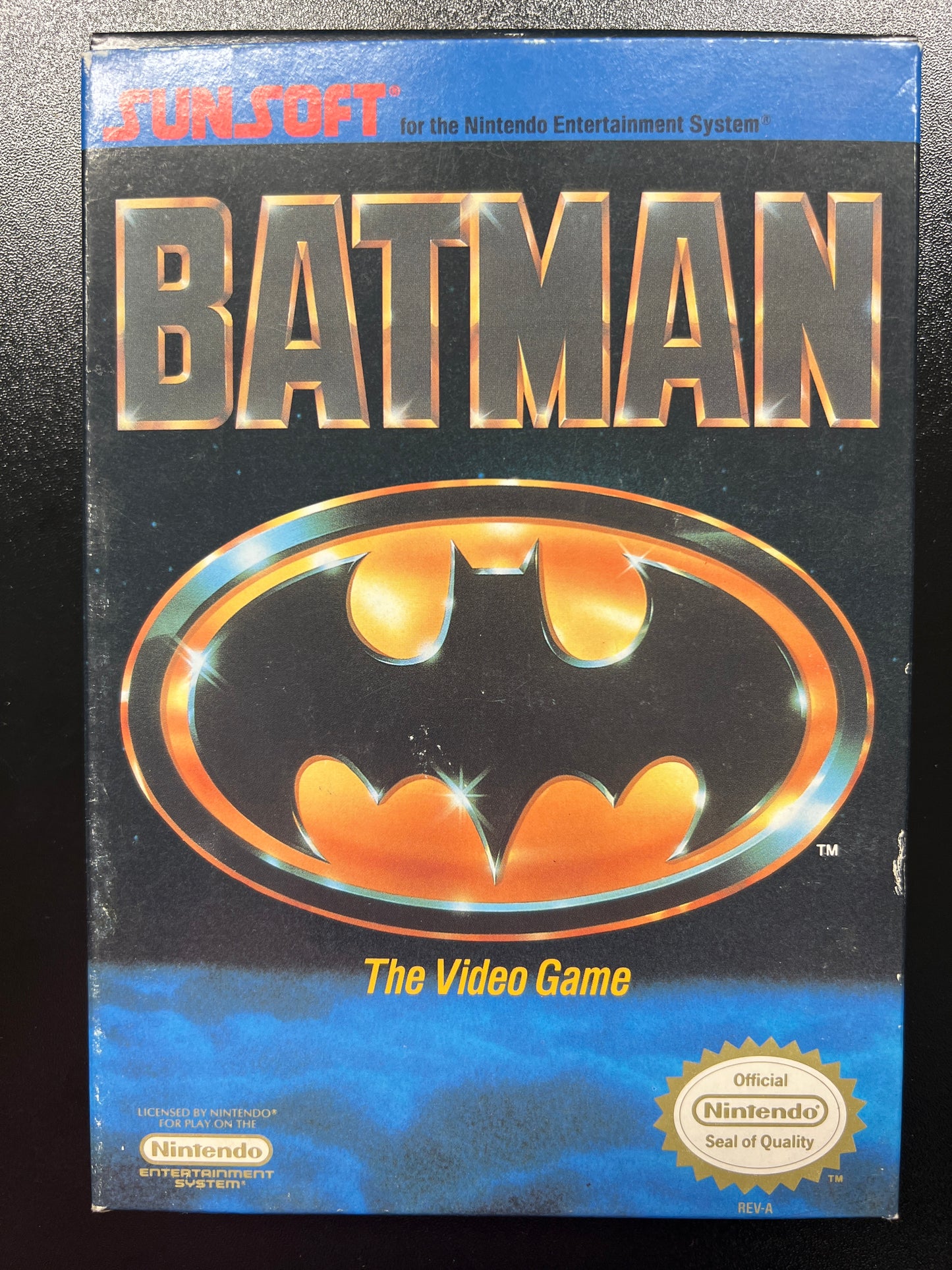 Batman The Video Game NES in Box