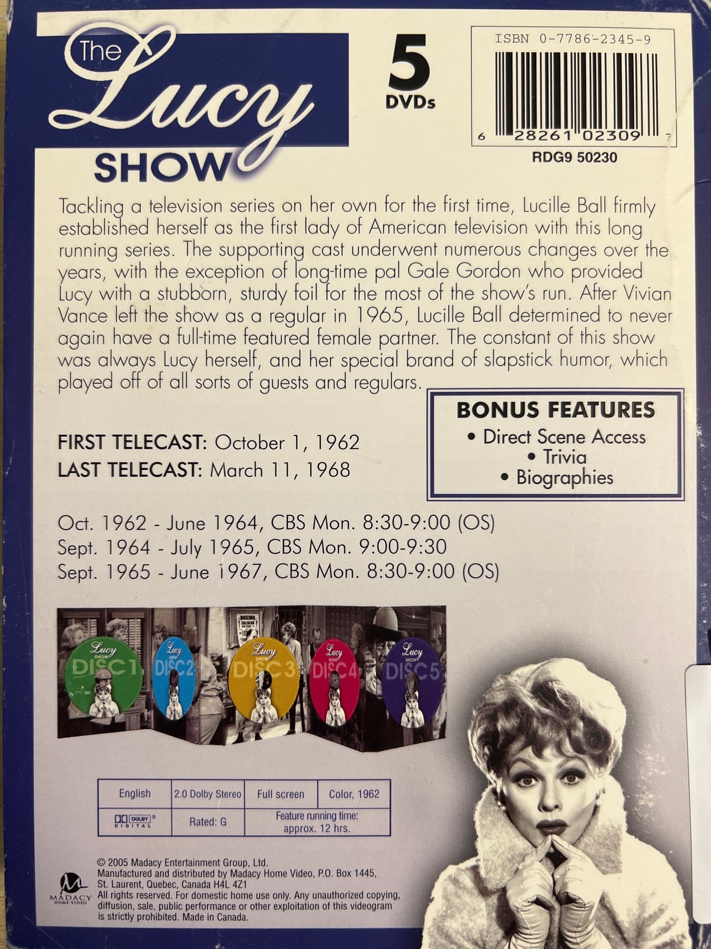 The Lucy Show 5 Disc Collection