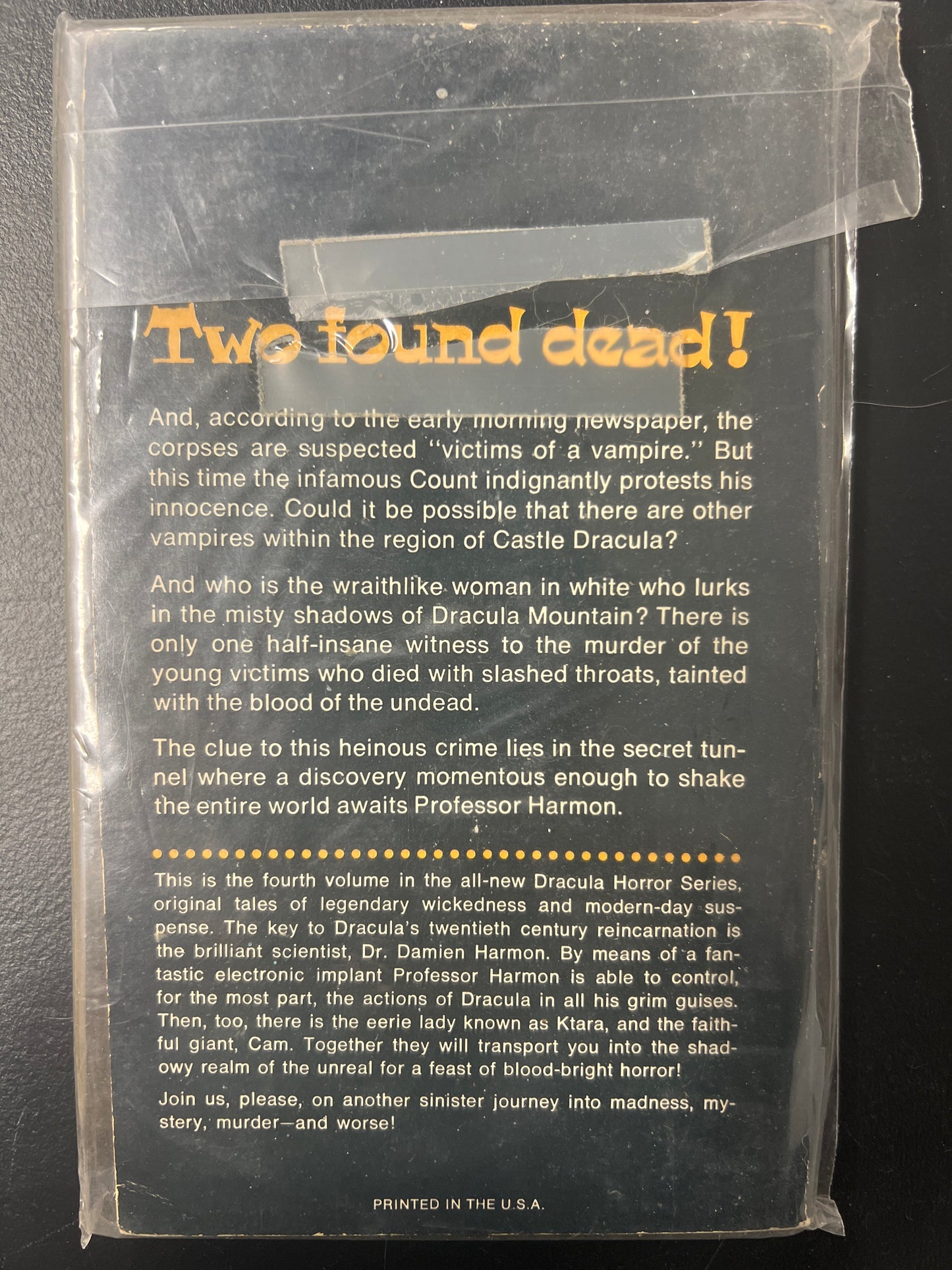 The Dracula Horror Series Books #1-9 Set