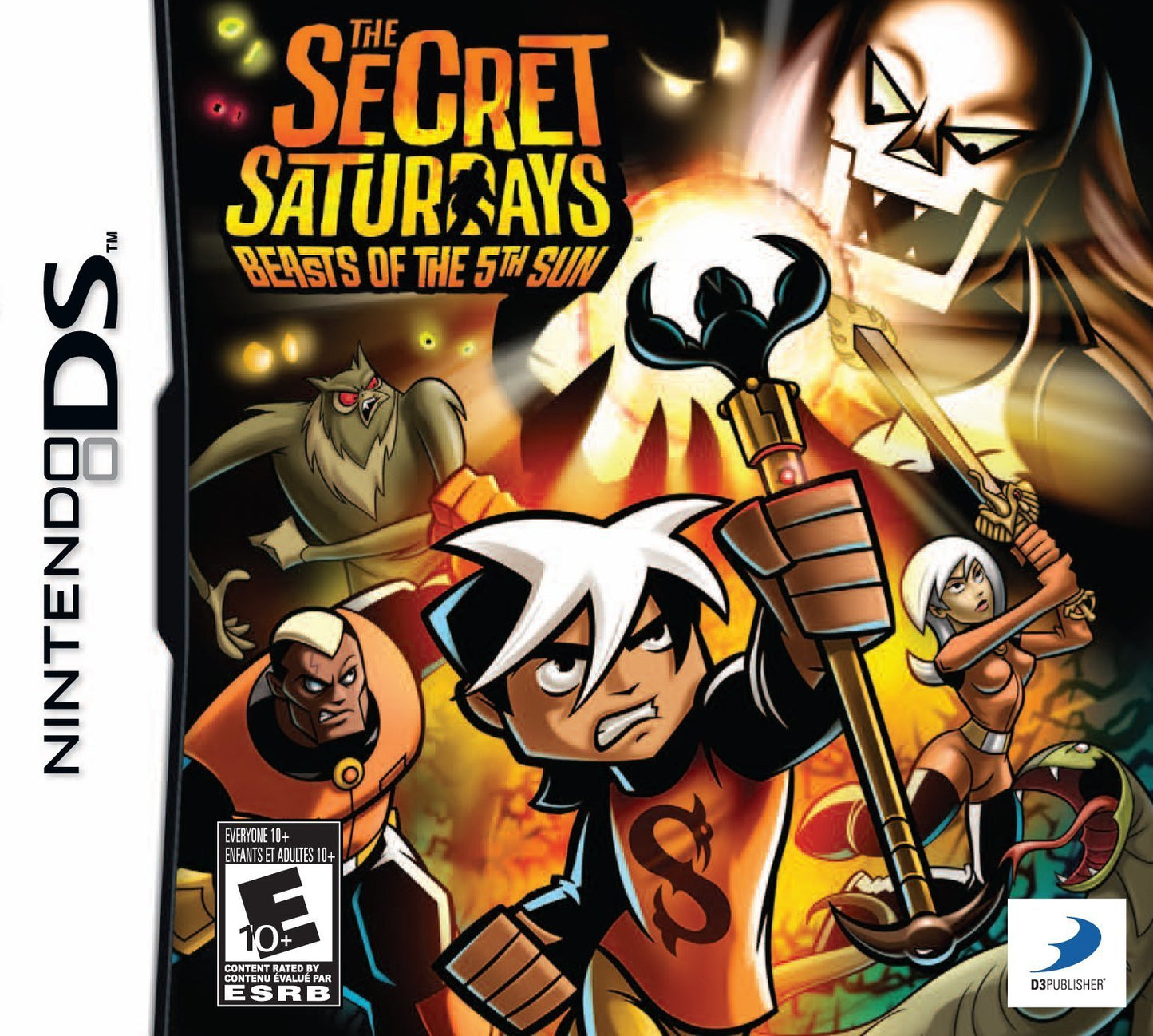 Secret Saturdays Beasts of the 5th Sun DS
