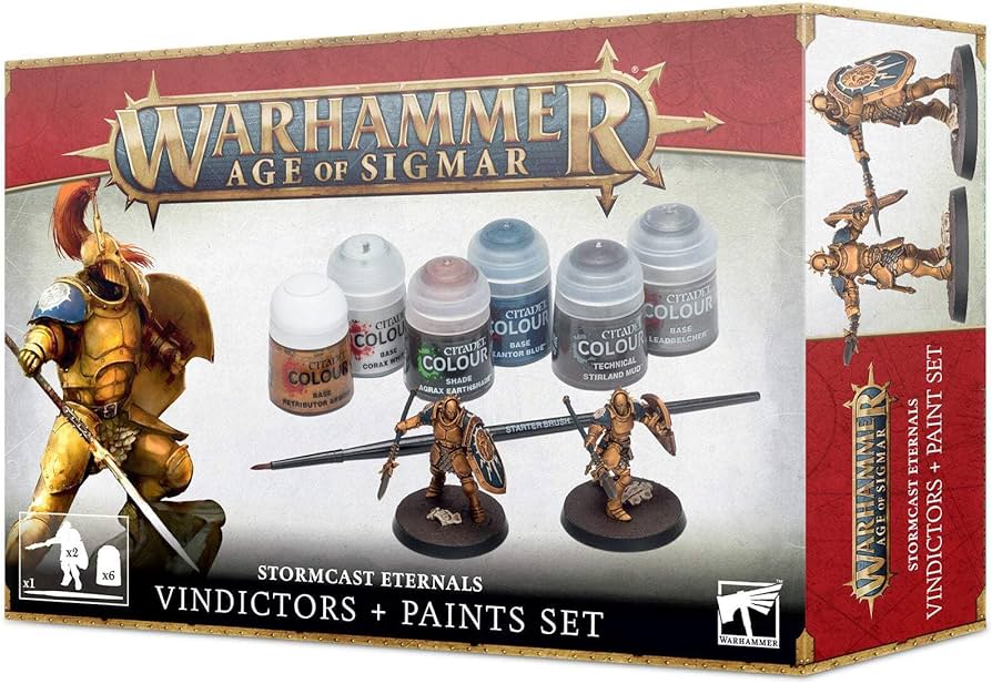 Warhammer Age of Signmar Stormcast Eternals Paint Set