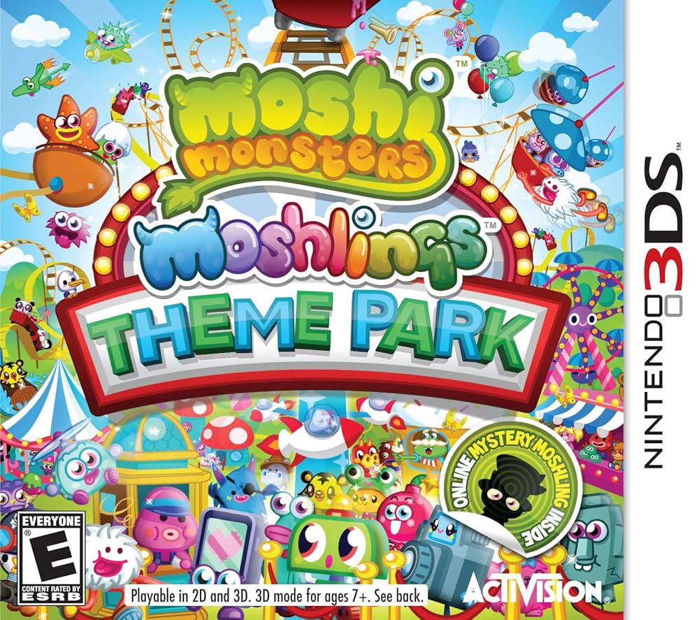 Moshi Monsters Moshlings Theme Park DS