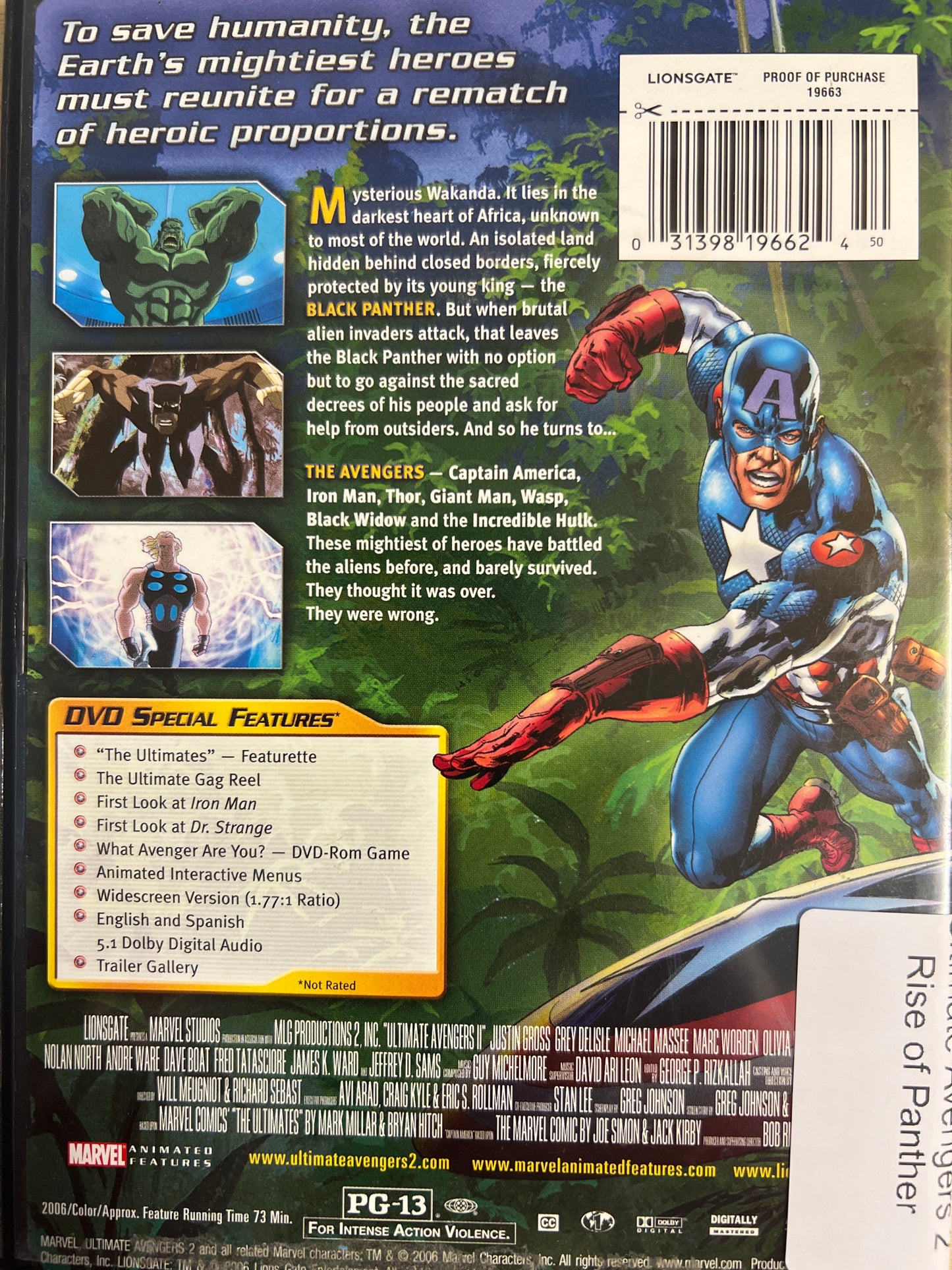 Ultimate Avengers 2 Rise of Panther
