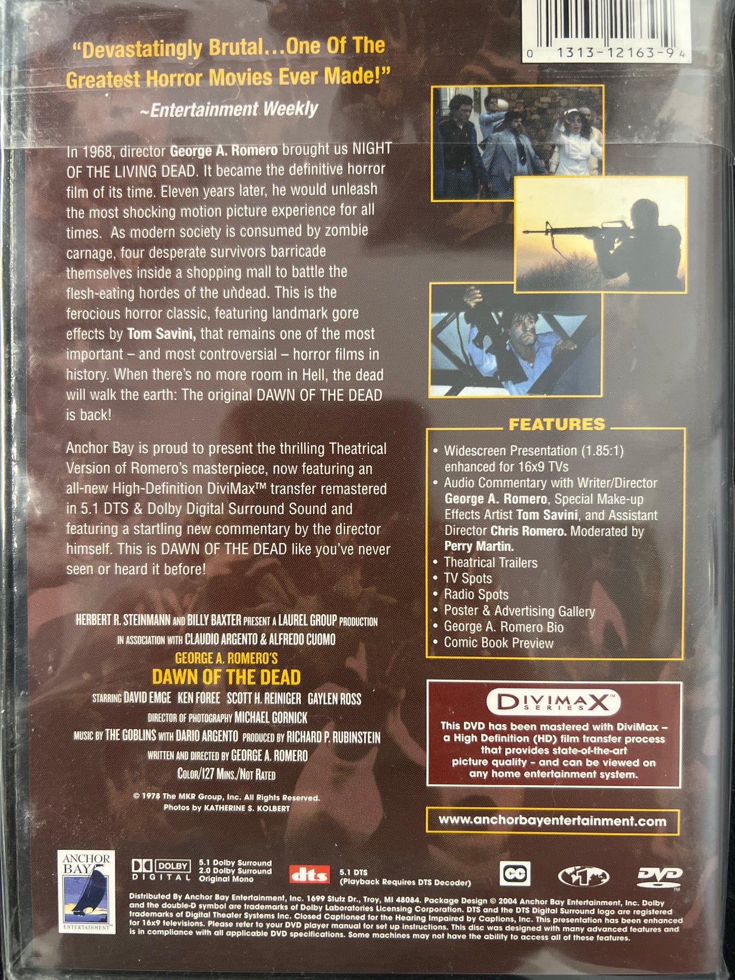 George A. Reomero's Dawn of the Dead DVD
