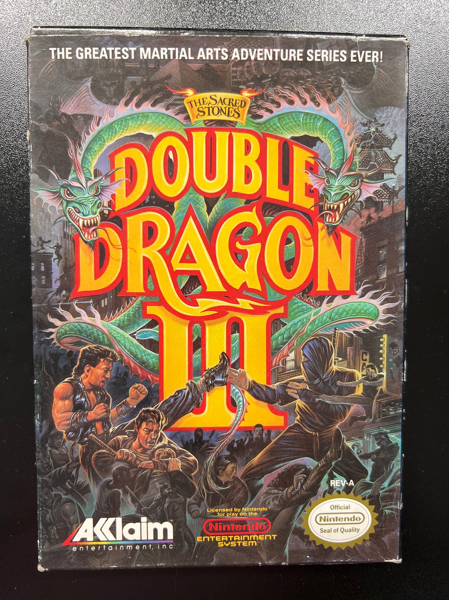 Double Dragon III (3) NES in Box