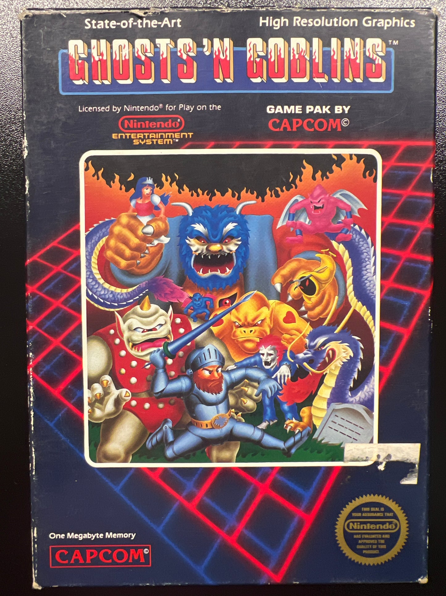 Ghosts ‘n Goblins NES in Box
