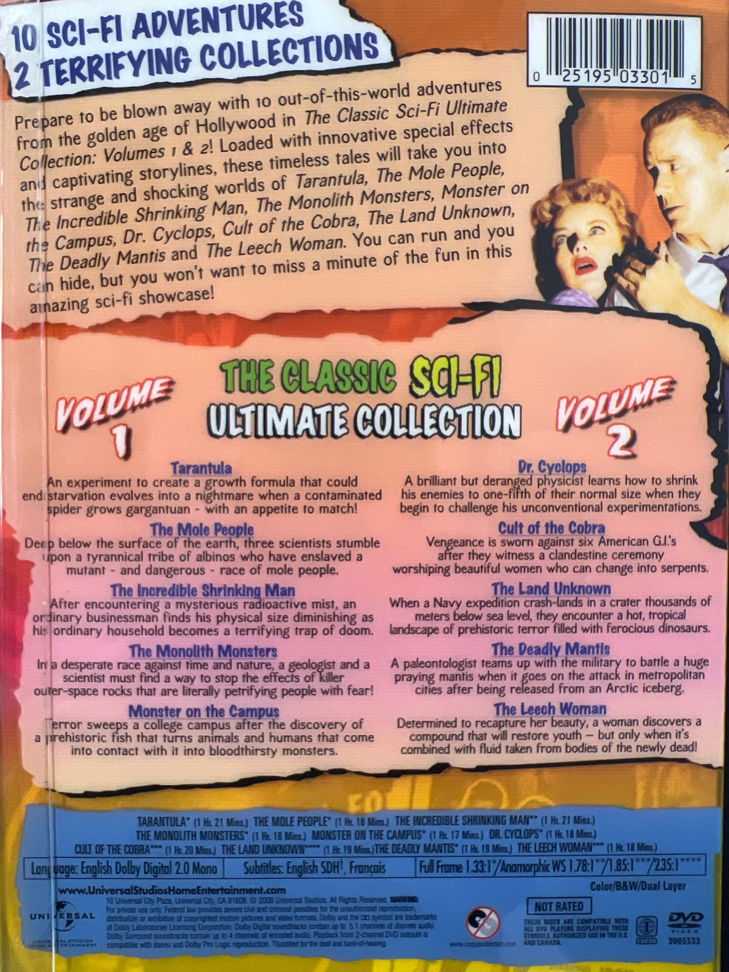 The Classic Sci-Fi Ultimate Collection Volume 1 & 2 DVD