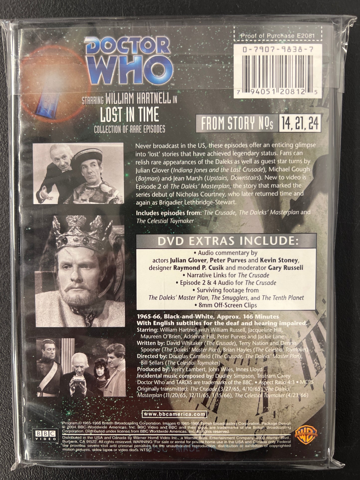 Doctor Who Lost in Time Collection of Rare Episodes (William Hartnell) DVD