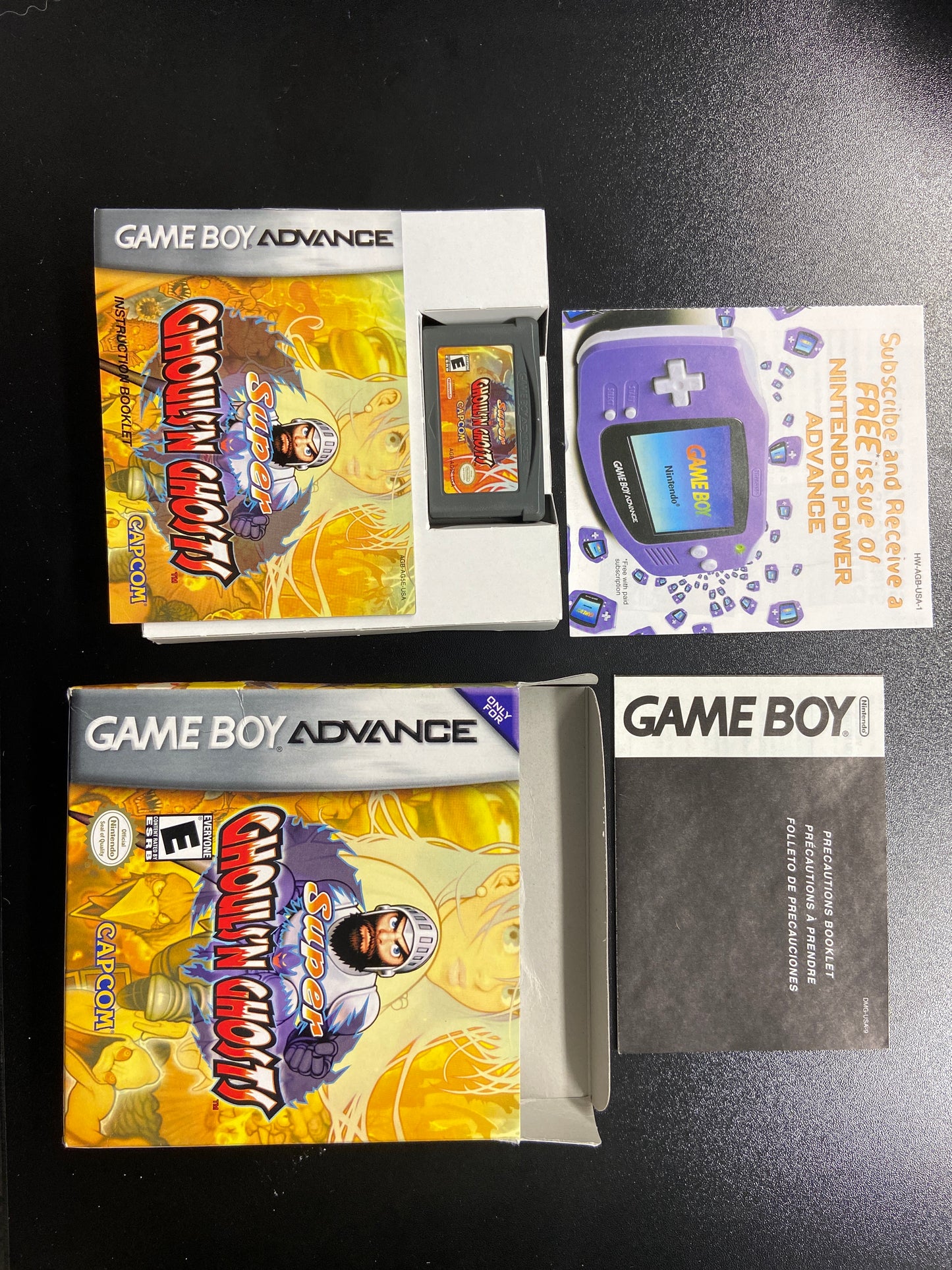 Super Ghouls's N Ghosts In Box GBA