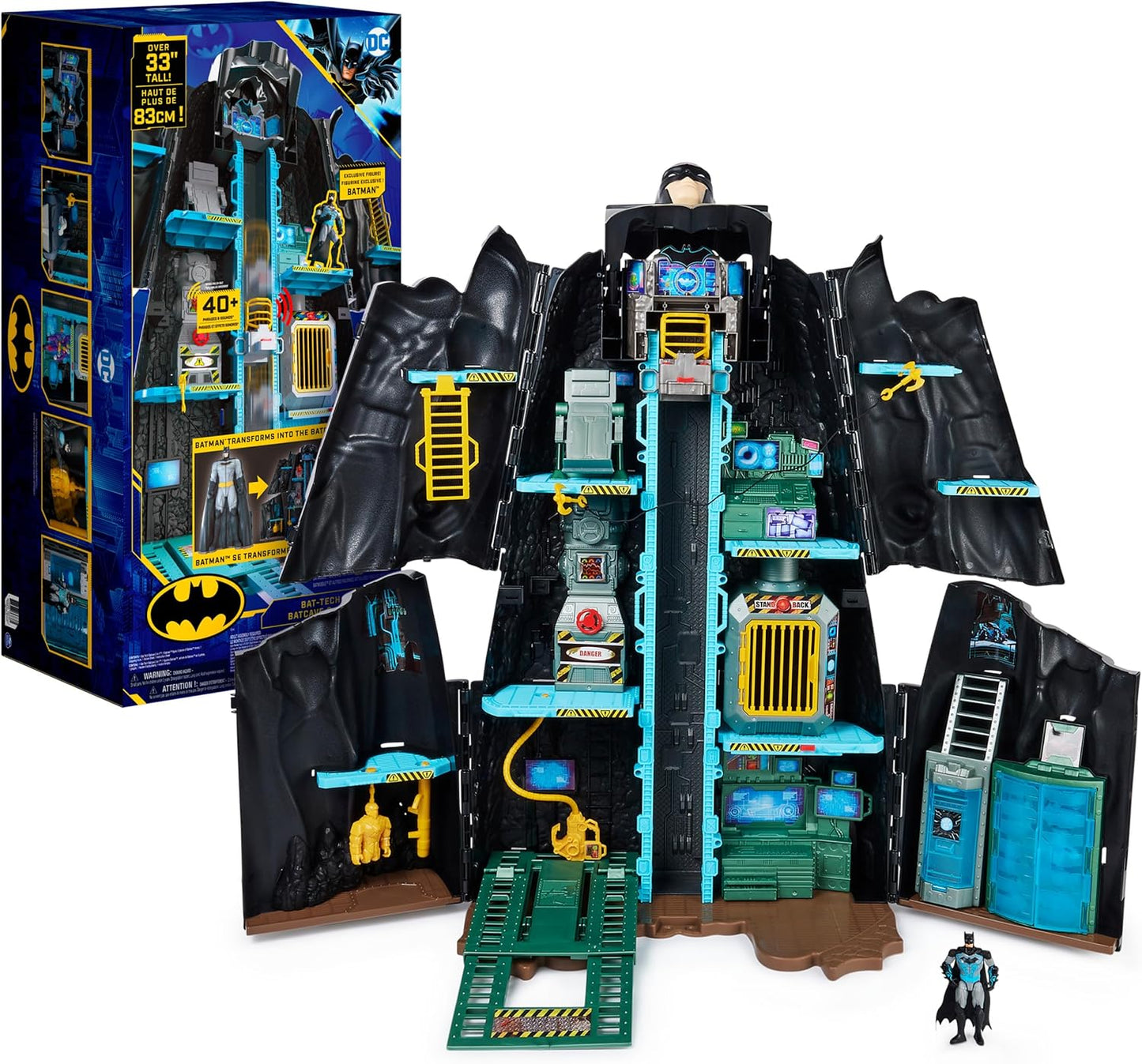 Batman, Bat-Tech Batcave, Giant Transforming Playset
