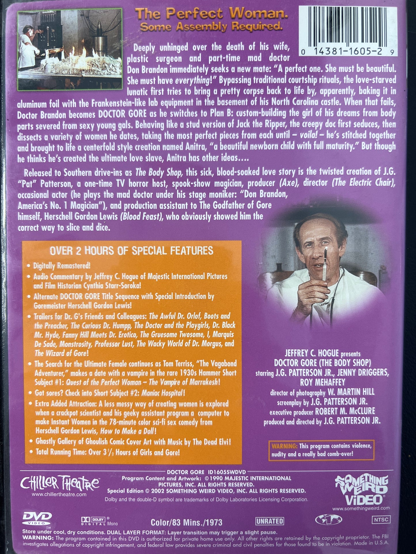 Something Weird Video Doctor Gore DVD