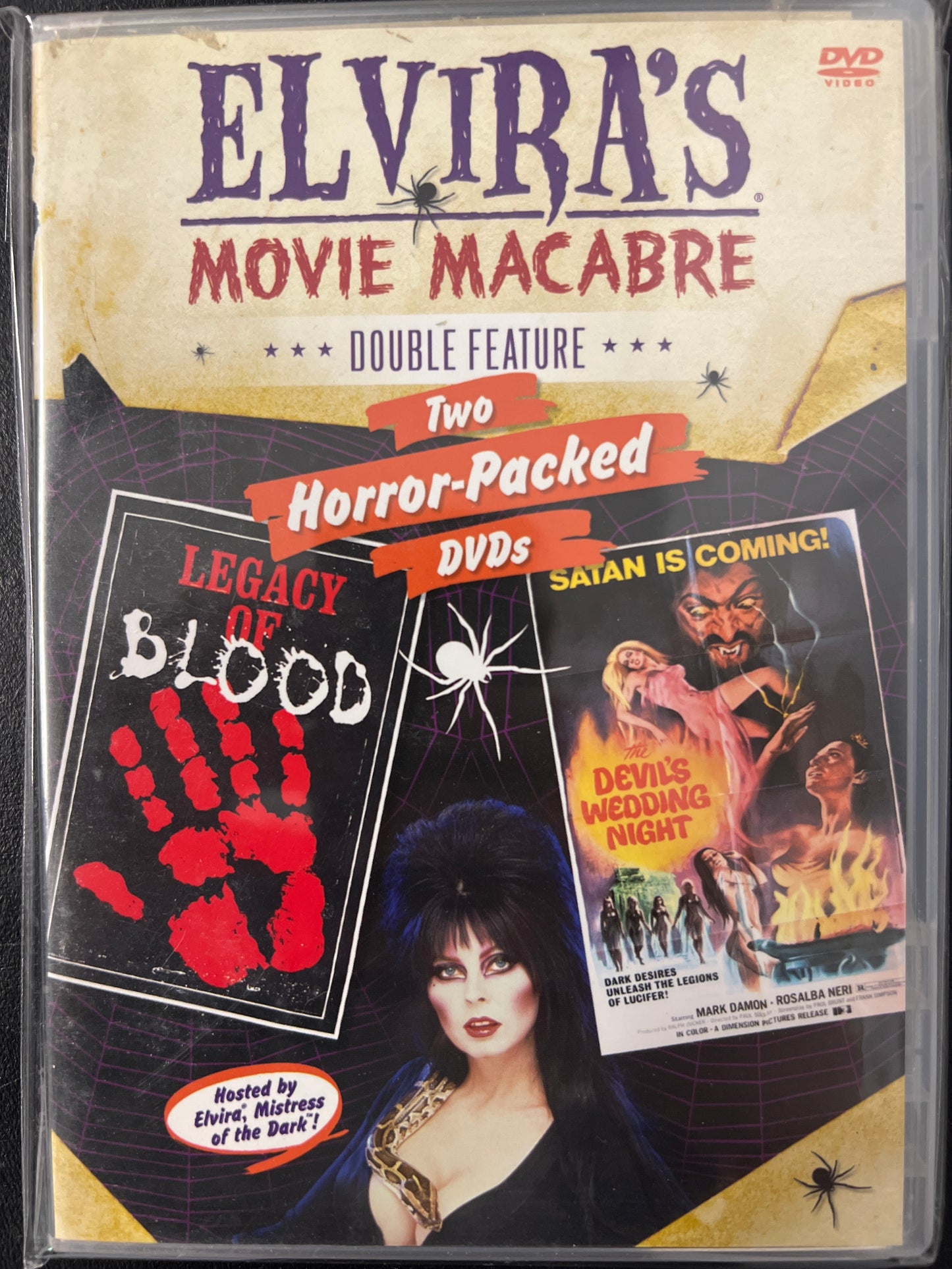 Elvira's Movie Macabre Legacy of Blood/The Devil's Wedding Night DVD
