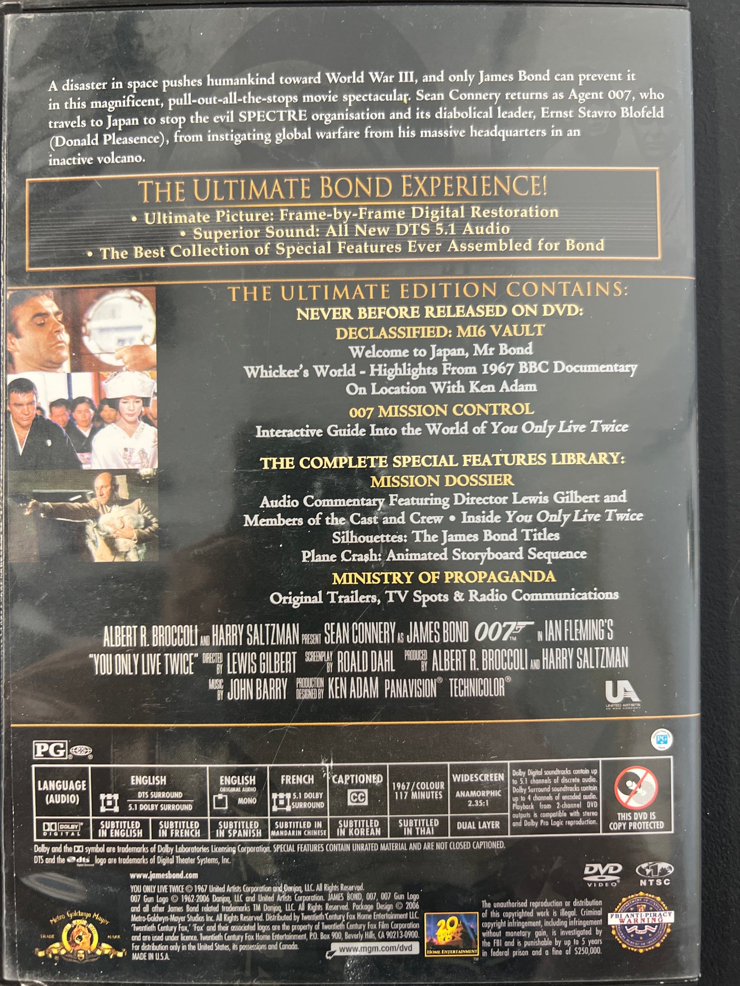 You Only Live Twice (Thin DVD Case) DVD