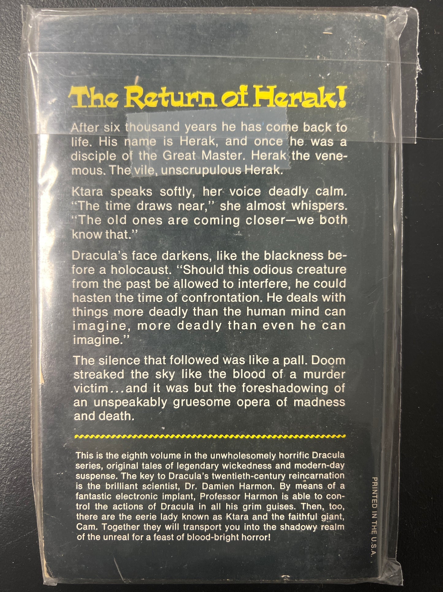 The Dracula Horror Series Books #1-9 Set