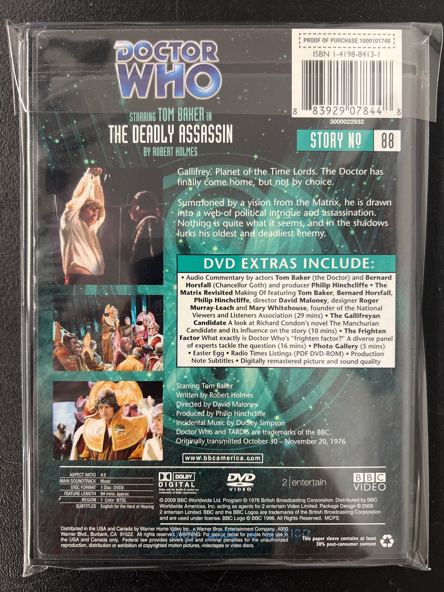 Doctor Who The Deadly Assassin DVD
