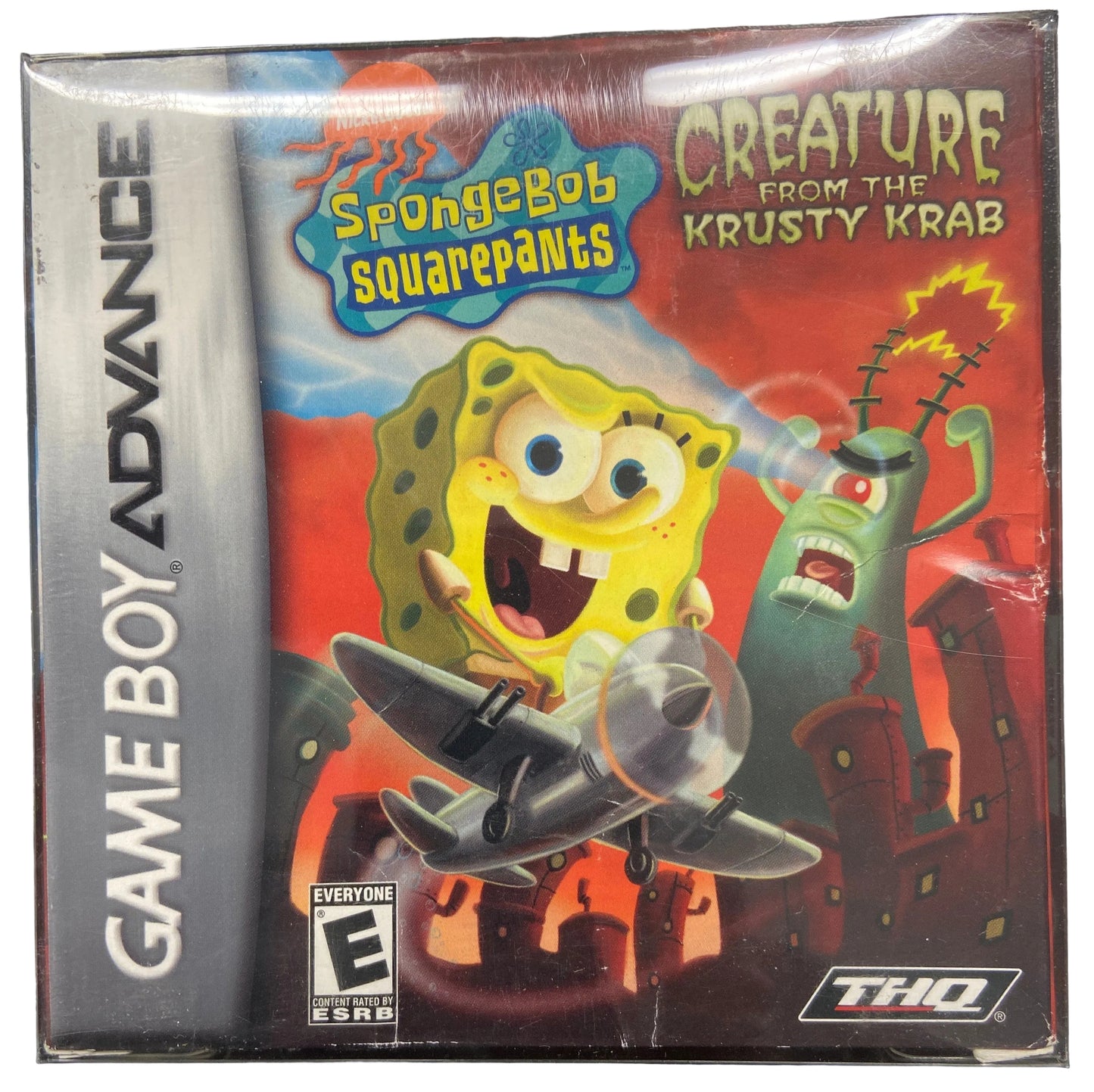 Spongebob Squarepants Creature From The Krusty Krab In Box GBA