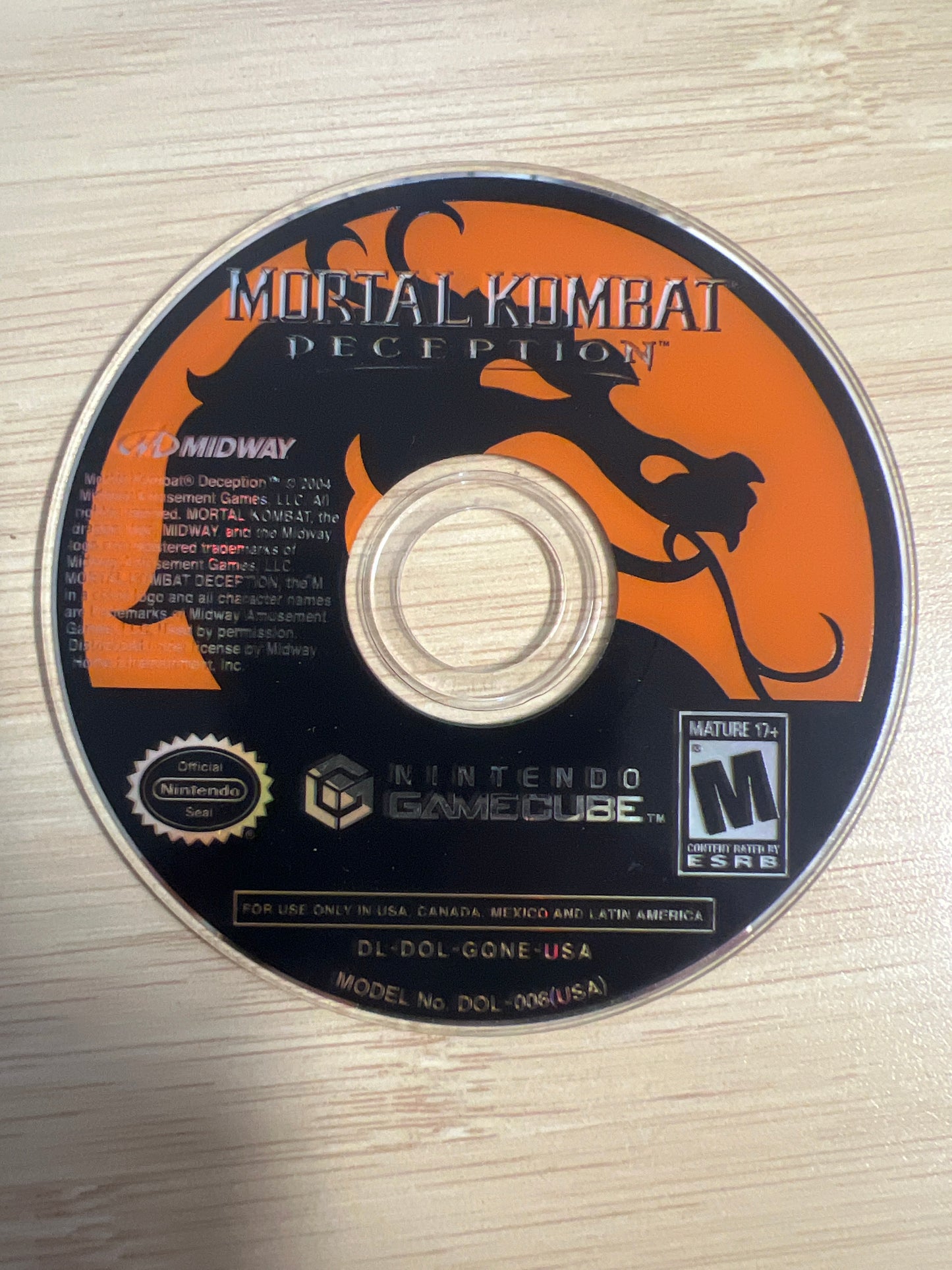 Mortal Kombat: Deception GC