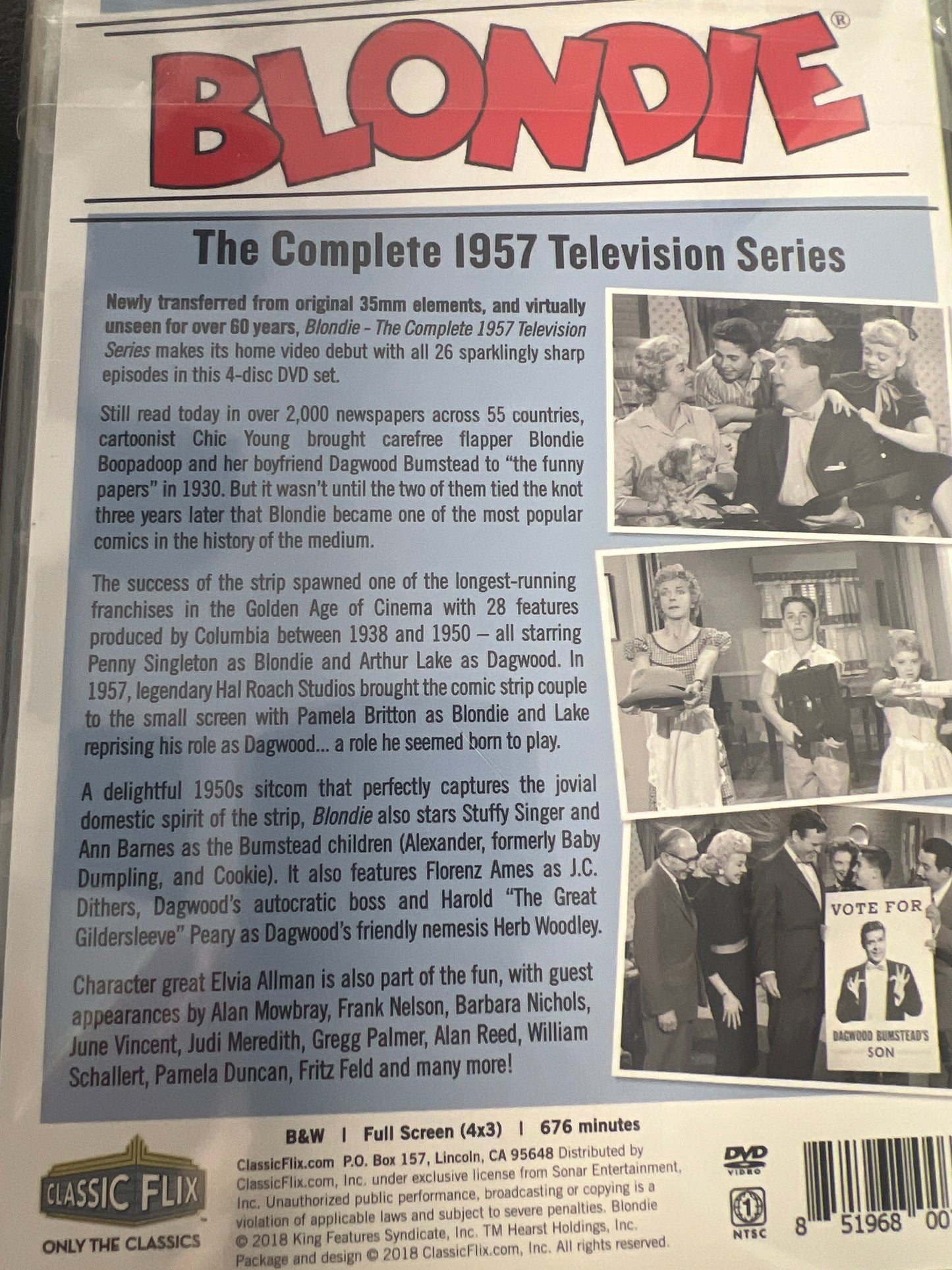 Blondie The Complete 1957 Television Series DVD