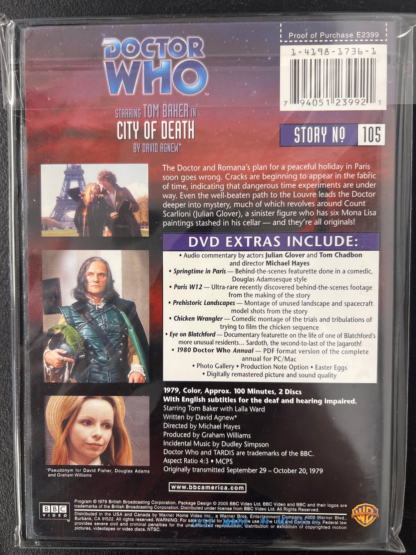 Doctor Who City of Death DVD