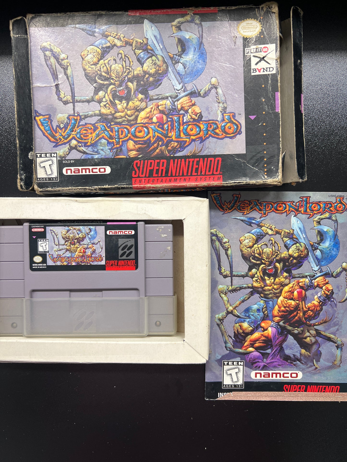 Weapon Lord SNES in Box