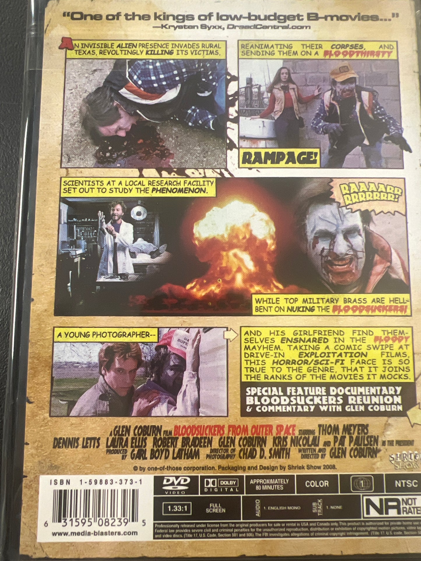 Bloodsuckers From Outer Space DVD
