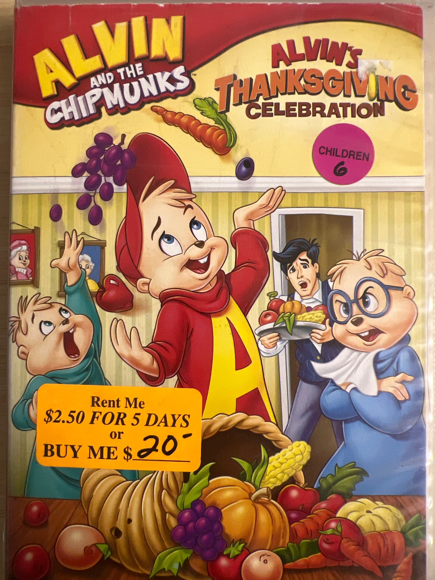 Alvin and the Chipmunks Alvin’s Thanksgiving Celebration