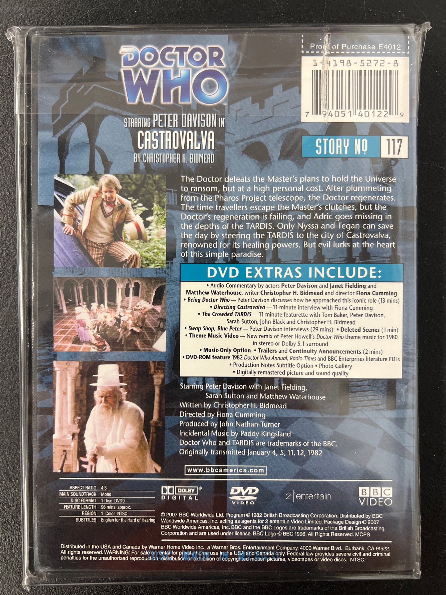 Doctor Who Castrovalva DVD