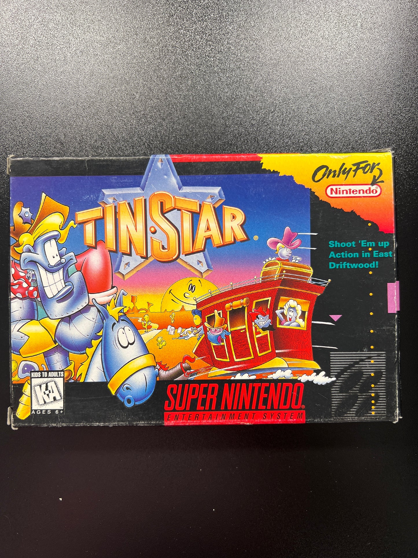 Tin Star SNES in Box